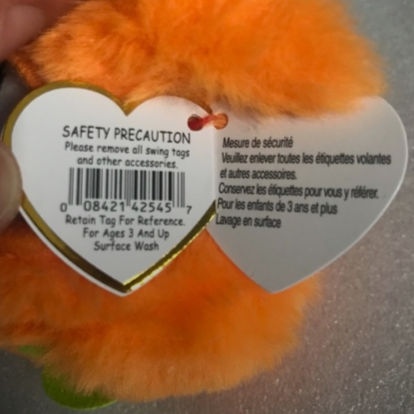 Ty Beanie Balls (Puffies) - GRIFFIN the Ghoul (3 inch) - Picture 4 of 8